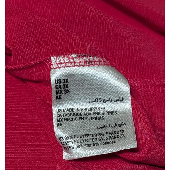 INC International Concepts Tank Top Womens 3X Zip V Neck Sleeveless Stretch Casu - Picture 8 of 8